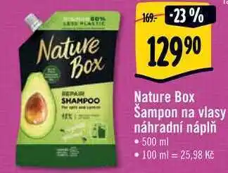 Albert Nature box šampon na vlasy náhradní náplň, 500 ml nabídka