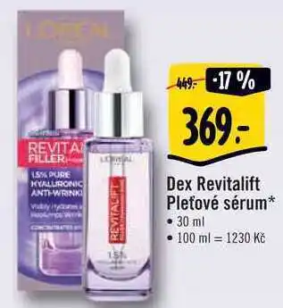 Albert Dex revitalift pleťové sérum, 30 ml nabídka