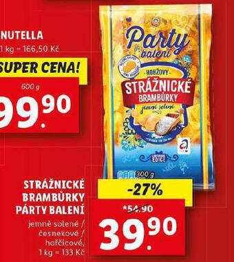 Lidl Strážnické brambůrky nabídka