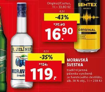 Lidl Moravská švestka nabídka
