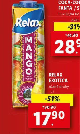 Lidl Relax exotica nabídka