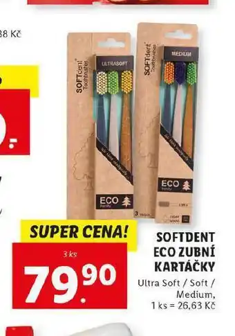 Lidl Softdent eco zubní kartáček nabídka