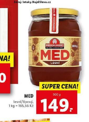 Lidl Med nabídka