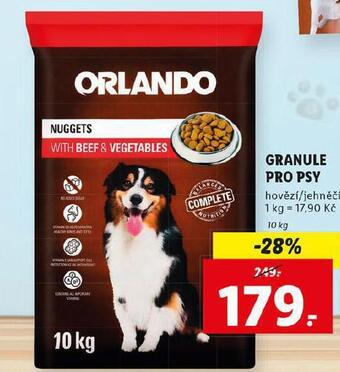 Lidl Granule pro psy nabídka