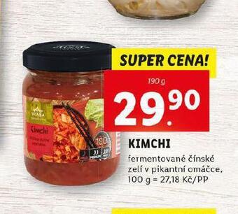 Lidl Kimchi nabídka