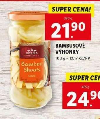 Lidl Bambusové výhonky nabídka