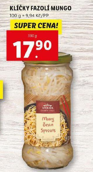 Lidl Klíčky fazolí mungo nabídka