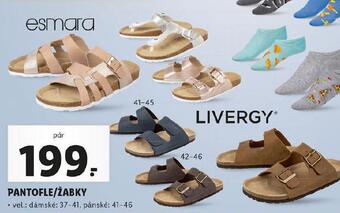 Lidl Pantofle / žabky nabídka