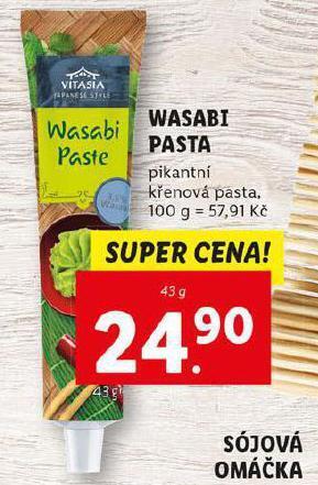 Lidl Wasabi pasta nabídka