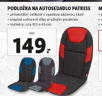 Lidl Podložka na autosedadlo nabídka