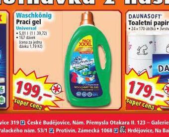 Norma Waschkönig prací gel nabídka
