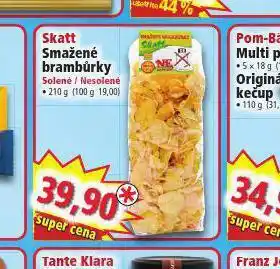 Norma Skatt smažené brambůrky nabídka