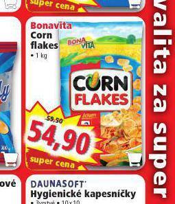 Norma Bonavita corn flakes nabídka