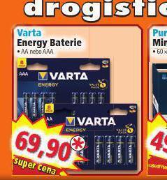 Norma Varta energy baterie nabídka