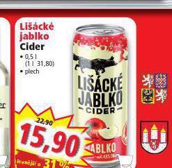 Norma Lišácké jablko cider nabídka