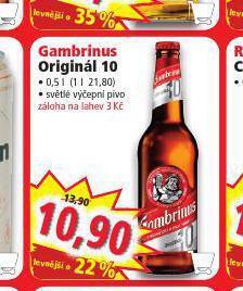 Norma Pivo gambrinus originál 10 nabídka