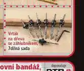 Vrták na dřevo se záhlubníkem