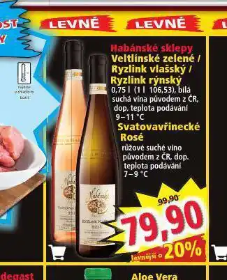 Norma Habánské sklepy ryzlink rýnský nabídka