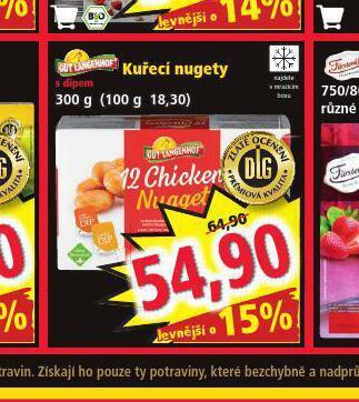 Norma Kuřecí nugety nabídka