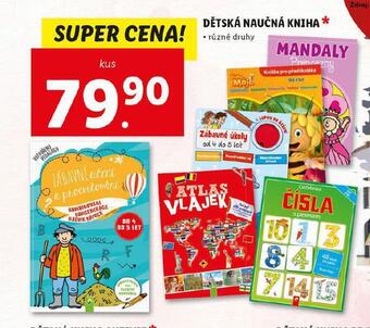 Lidl Dětská naučná kniha nabídka