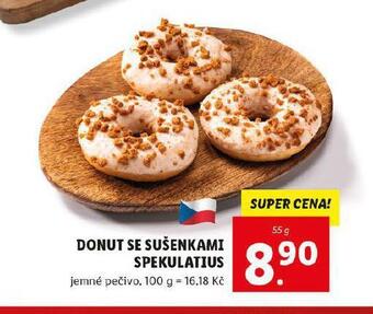 Lidl Donut se sušenkami spekulatius nabídka