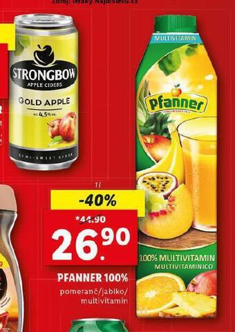 Lidl Pfanner 100% nabídka