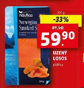 Lidl Uzený losos nabídka