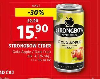 Lidl Strongbow cider nabídka