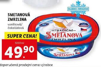 Lidl Smetanová zmrzlina nabídka