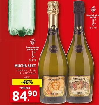 Lidl Mucha sekt nabídka