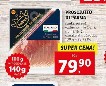 Lidl Prosciutto di parma nabídka