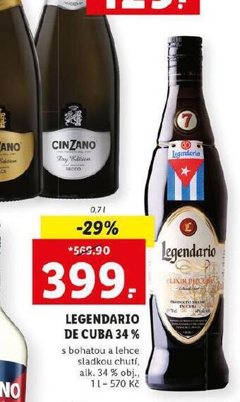 Lidl Legendario de cuba nabídka