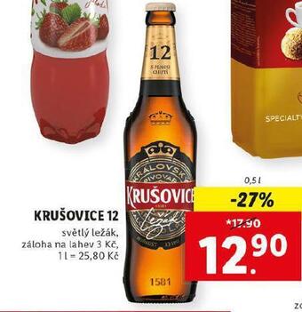 Lidl Pivo krušovice nabídka