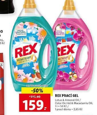 Lidl Rex prací gel nabídka