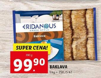 Lidl Baklava nabídka