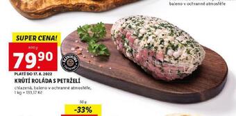Lidl Krůtí roláda s petrželí nabídka