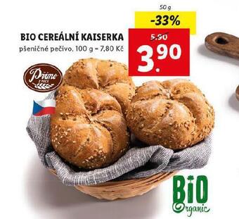 Lidl Bio cereální kaiserka nabídka