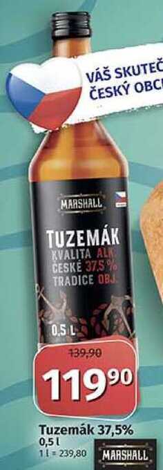 Coop Tuzemák 37,5% 0,5l nabídka