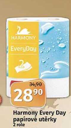 Coop Harmony every day papírové utěrky 2 role nabídka