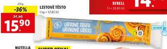 Lidl Listové těsto, 275 g nabídka