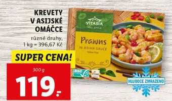 Lidl Krevety v asijské omáčce, 300 g nabídka