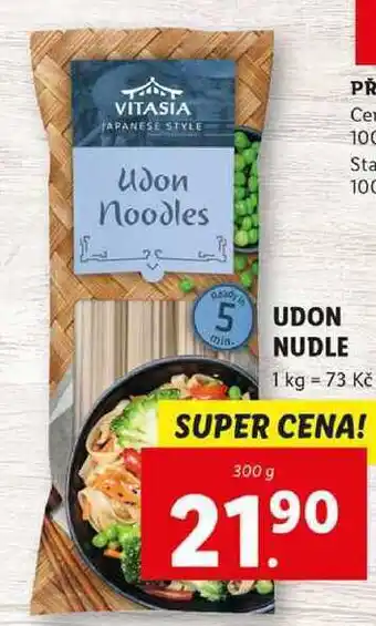 Lidl Udon nudle, 300 g nabídka