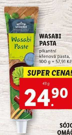 Lidl Wasabi pasta, 43 g nabídka