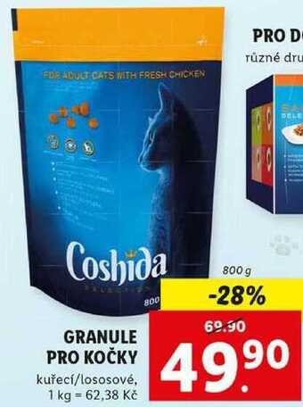 Lidl Granule pro kočky, 800 g nabídka