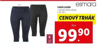 Lidl Capri legíny nabídka
