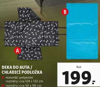 Deka do auta / chladicí podložka