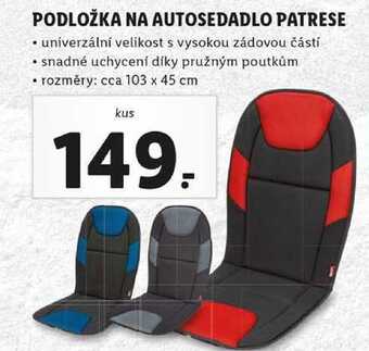 Lidl Podložka na autosedadlo patrese nabídka