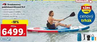 Lidl Dvoukomorový paddleboard allround 10,6' nabídka