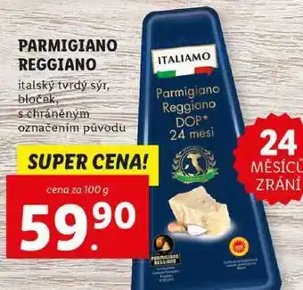 Lidl Parmigiano reggiano, cena za 100 g nabídka