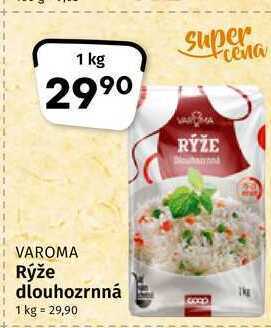 Coop Varoma rýže dlouhozrnná 1 kg nabídka